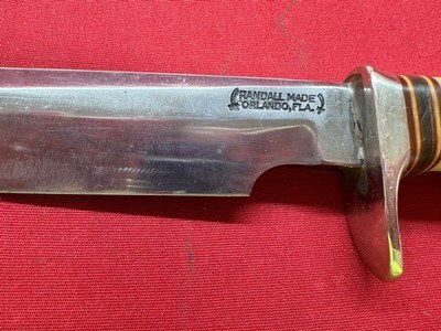Randall knife made between 1949-1950 No 5 8 inch - Image 3 of 9