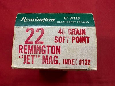 Remington Hi-Speed .22 “JET” Mag. #50 Center Fire Cartridges - Image 5 of 7