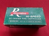 Remington Hi-Speed .22 “JET” Mag. #50 Center Fire Cartridges - Image 2 of 7