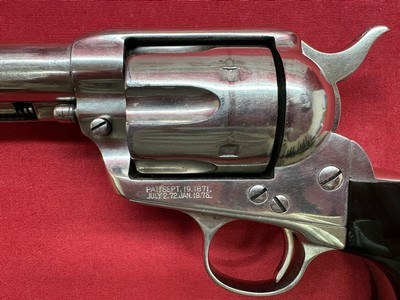Colt Single Action ArmyFirst Generation Nickel 38/40 Caliber - Image 4 of 20