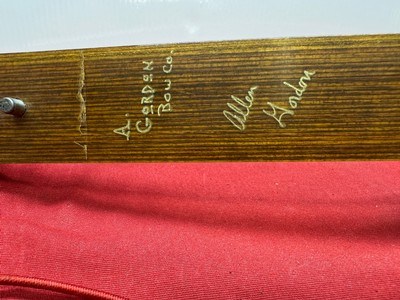 Signed Allen Gordon 3 Piece recurve takedown bow - Image 16 of 24