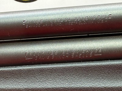 Savage Model 24 .22 LR/20 Gauge - Image 4 of 14