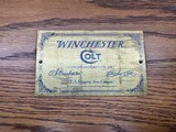 Cased Winchester-Colt Commemorative Paired Set - Image 2 of 25