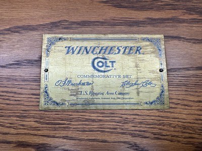 Cased Winchester-Colt Commemorative Paired Set - Image 2 of 25
