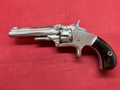 Antique S&W Model 1 Third Issue .22 Short Tip-Up Revolver ( 1868-1882 ) - Image 4 of 24