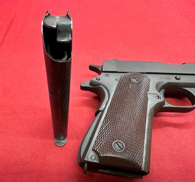 WWII Remington Rand M1911-A1 .45 ACP - Image 19 of 22