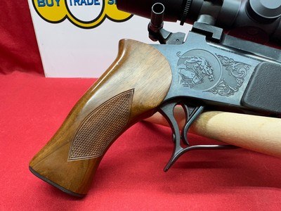 Thompson Center Contender .22 Rem Jet Mag w/Leupold 4x28 Scope - Image 10 of 21