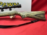 Ruger Model 10/22 Carbine .22LR green laminate stock - Image 3 of 22