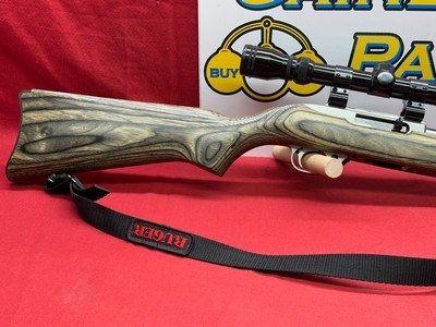 Ruger Model 10/22 Carbine .22LR green laminate stock - Image 14 of 22