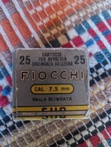 FIOCCHI 7.5mm Swiss Ammo