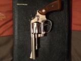 Smith and Wesson Model 34-1 .22 revolver (nickel) - 1 of 4