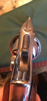 Smith and Wesson model 581 (rare, nickel) - 4 of 6