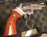 Smith and Wesson Model 57 (p. & r., nickel, 4 inch) - 2 of 10