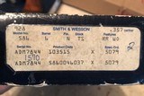 Smith and Wesson 586 (6 in., nickel, orig. box) - 6 of 7