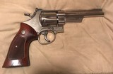 Smith and Wesson 27-2 (6 inch, nickel) - 2 of 11