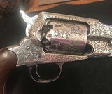 Remington New Model Army Revolver (1863-1888, fully engraved, nickel) - 11 of 15
