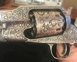 Remington New Model Army Revolver (1863-1888, fully engraved, nickel) - 8 of 15