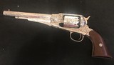 Remington New Model Army Revolver (1863-1888, fully engraved, nickel) - 1 of 15