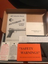AMT Auto-Mag .22 mag (3 3/8ths in barrel, orig. box and papers) - 8 of 10