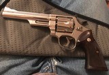 Smith and Wesson 57 (5 3/4 barrel, nickel) - 1 of 5