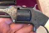 Smith and Wesson Model 2 (Nimtzke engraved, 6 inch, ivory handles) - 12 of 14