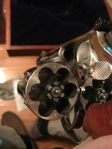 Smith and Wesson 25-5 (4 in, nickel, wood box) - 7 of 11