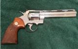 Colt Python ( 1971, 6 in, nickel, orig. box and papers) - 2 of 11