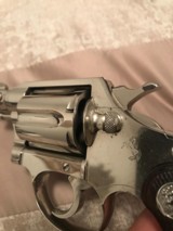 Colt Detective (2 in, nickel, wood grips, made in 1933) - 7 of 15