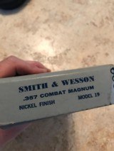Smith and Wesson 19-4 (nickel, box, 2 in) - 8 of 9