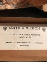 Smith and Wesson 58 (4 in, blue, box) - 7 of 8