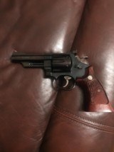 Smith and Wesson 57 (4 in, blue, millet sights) - 2 of 6