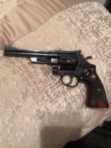 Smith and Wesson 27-2 (6 in, blue, targets) - 1 of 7