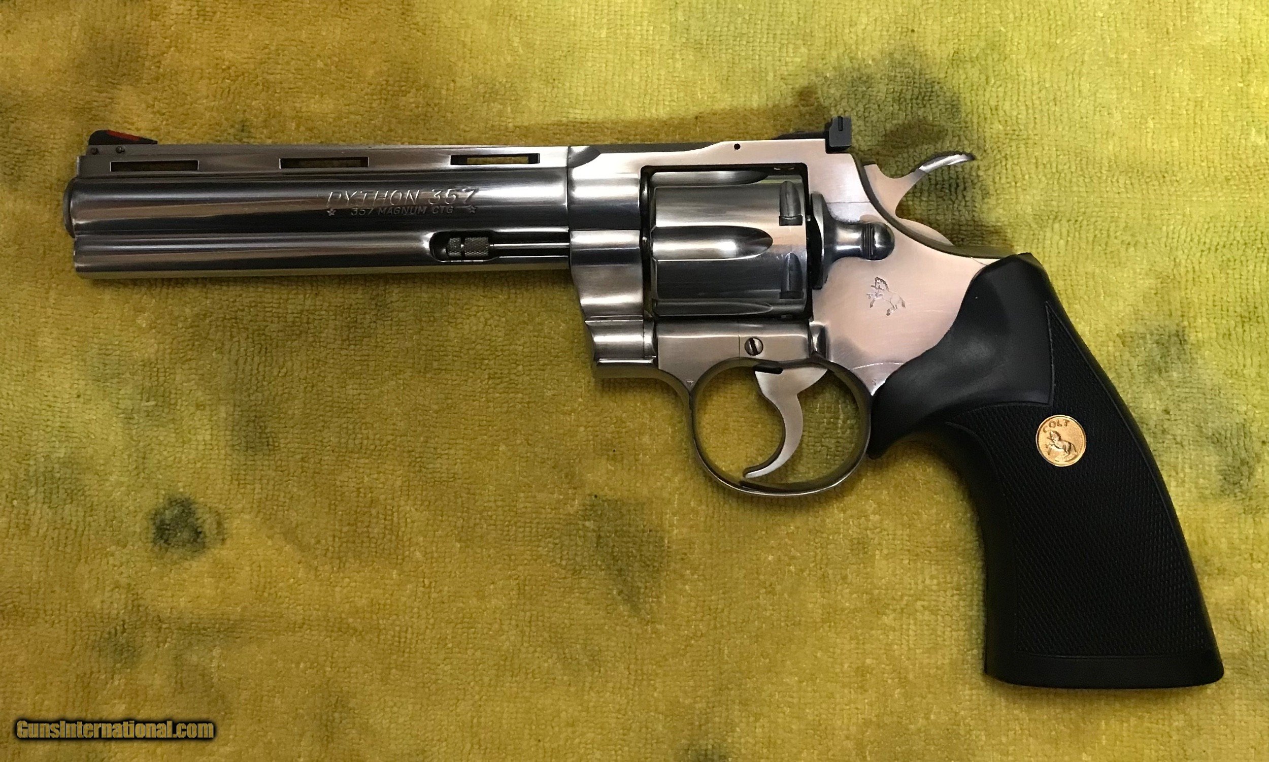 Colt Python (6 In, Stainless, 1985)