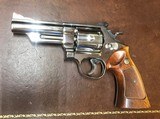 Smith and Wesson 57 (4 in, nickel) - 1 of 7