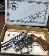 Smith and Wesson 34-1 (1 7/8ths, nickel, box) - 1 of 9