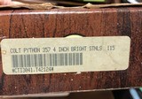 Colt Python (4 in, BSTS, box) - 2 of 10