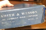 Smith and Wesson 15-2 (4 in, blue, box) - 4 of 8