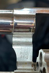 Smith and Wesson 36-1 (3 in, nickel, heavy barrel) - 6 of 9
