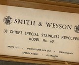 Smith and Wesson 60 (1 7/8th, orig. box) - 8 of 8