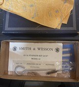 Smith and Wesson 63 (4 in, targets, box) - 7 of 9