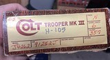 Colt Trooper MKIII (6 in, nickel, orig. box) - 6 of 7