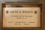 Smith and Wesson 36 (1 7/8ths, nickel, box) - 7 of 8