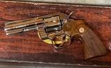 Colt Python (4 in, nickel, orig, box)