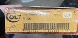 Colt Python (6 in, nickel, orig. box) - 6 of 7