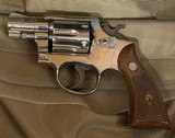 Smith and Wesson 10-5 (1 7/8ths, nickel) - 1 of 7