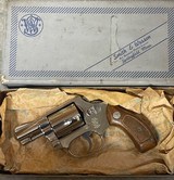 Smith and Wesson 36 (nickel, snub) - 1 of 7