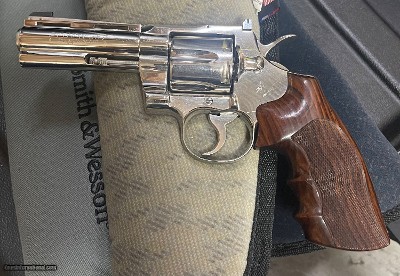Colt Python (4 in, nickel)