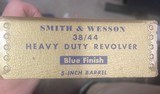 Smith and Wesson 38/44 (5 in, good box) - 12 of 12