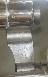 Smith and Wesson 34 (4 in, nickel, box) - 5 of 7