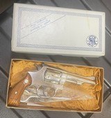 Smith and Wesson 34 (4 in, nickel, box) - 2 of 7